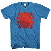 Spider-Man Dead Logo Blue Heather T-Shirt